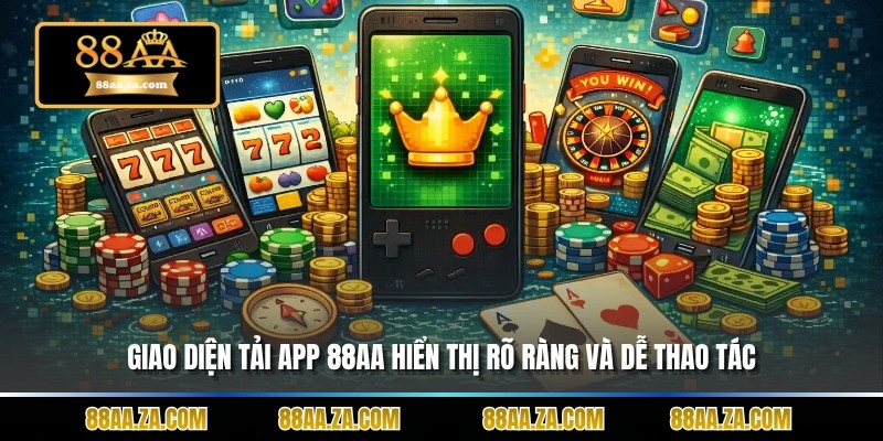 Giao diện tải app 88aa hiển thị rõ ràng và dễ thao tác.